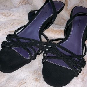 Little black dressy heels